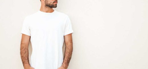 Man wearing a white tshirt